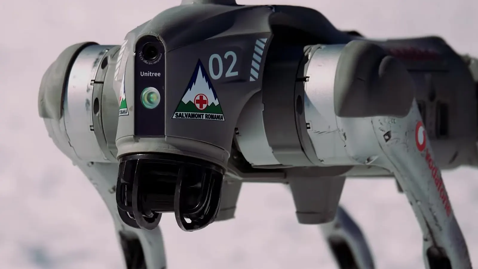 Unitree Go2 quadruped in mountain rescue service